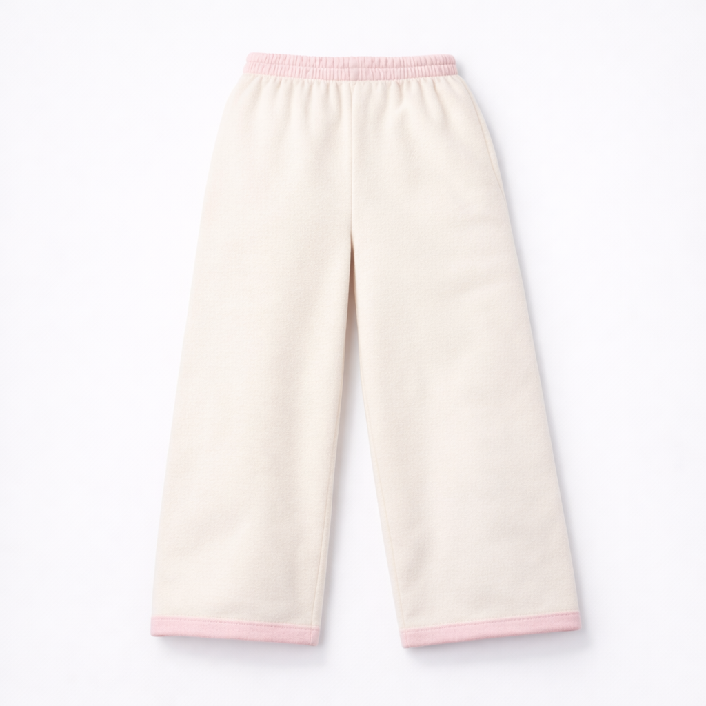 'Sakura' Soft Fur Rhinestone Pants